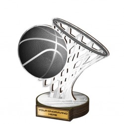 Dřevěná plaketa RWR114 | Basketball