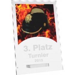 Skleněná trofej CR4244M33 | Hasiči