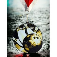 Akrylátová medaile MDARBL M05 | Bowling