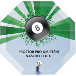 Skleněná trofej s potiskem CRP2M15 | Billiard