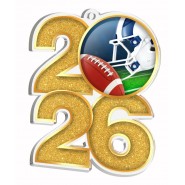 Akrylátová medaile MDA2026M26 | Americký fotbal