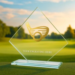 Skleněná trofej CRM202405M15 | Golf