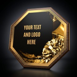 Dřevěná plaketa HEXM39 | Roztleskávačky