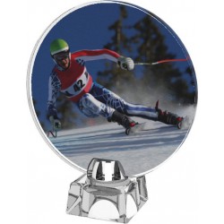 Skleněná trofej CR4043M13 | Sjezdové lyžování