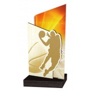Dřevěná plaketa WPLA401 | Basketball