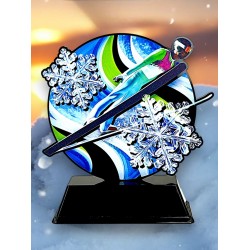 Akrylátová trofej FABM48 | Skoky na lyžích