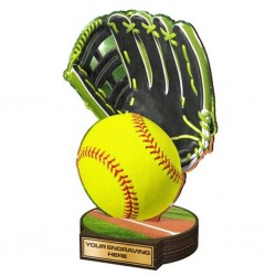 Dřevěná plaketa RW112 | Baseball
