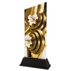 Akrylátová trofej CAS0177 | Vzpírání