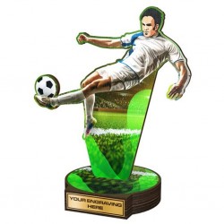 Dřevěná plaketa RW104 | Fotbal