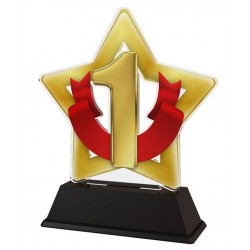 Akrylátová trofej STAR001M89 | Čísla - 1. místo