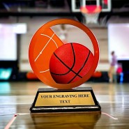 Akrylátová trofej AKE012018M3 | Basketball