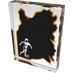 Skleněná trofej CR4008M20 | Fotbal