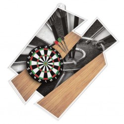 Akrylátová medaile MDAZ0011M12 | Šipky