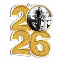 Akrylátová medaile MDA2026M29 | Šachy