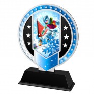Kovová trofej SAM03M33 | Snowboard