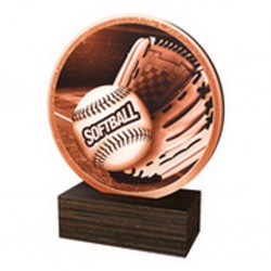 Dřevěná plaketa TFRW717 | Softball