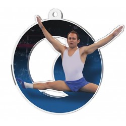 Akrylátová medaile MDA0020M74N | Gymnastika