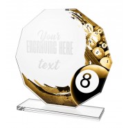 Skleněná trofej CR2024301M06 | Billiard