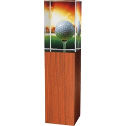 Golfová trofej - kombinace skla a dřeva CRG4021M1 | Golf