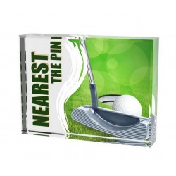 Skleněná trofej CR4013M10 | Golf
