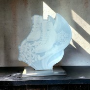 Akrylátová trofej AWF M75 | Krasobruslení