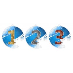 Akrylátová medaile MDAS050M17 | Čísla