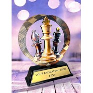 Kovová trofej SAM02M12 | Šachy