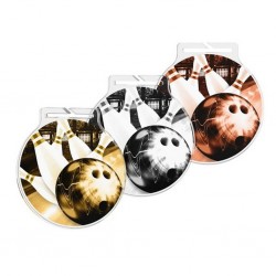 Akrylátová medaile MDAR60M08 | Bowling