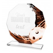 Skleněná trofej CR2024301M25 | Florbal