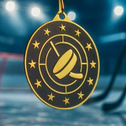 Kovová medaile MDM05M18 | Hokej