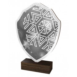 Dřevěná plaketa TFRW306 | Zima