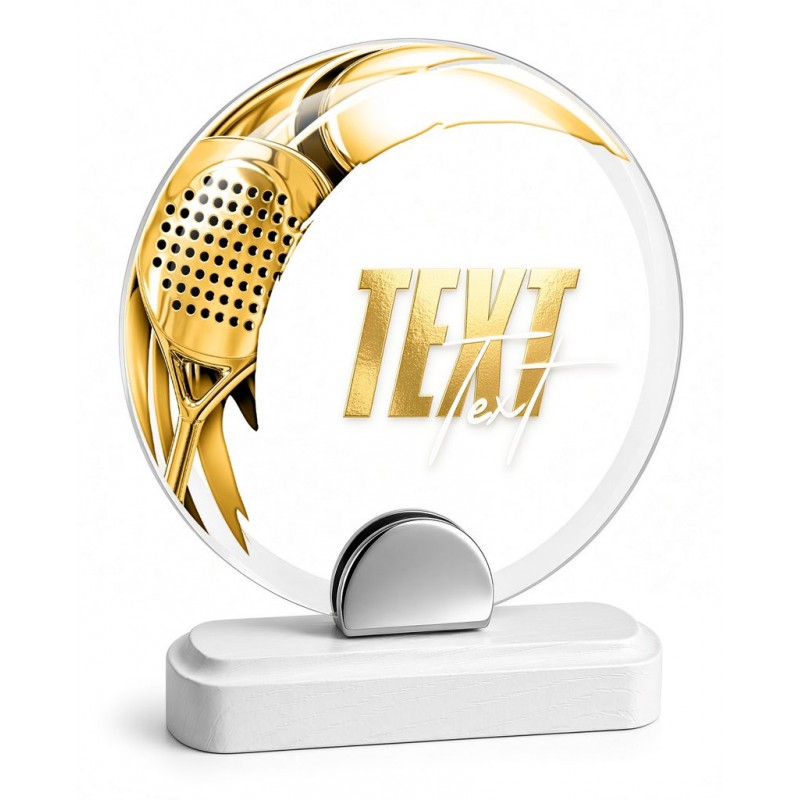 Skleněná trofej CR242075M13 | Padel Skleněná trofej CR242075M13 | Padel