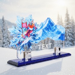 Akrylátová trofej APLAG26M02 | Sjezdové lyžování