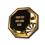 Dřevěná plaketa HEXM04 | Šipky