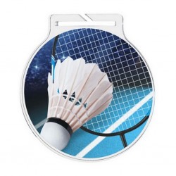 Akrylátová medaile MDA60M09 | Badminton