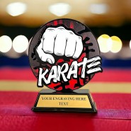 Akrylátová trofej FABM26 | Bojová umění