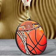 Akrylátová medaile MDABL M03 | Basketball