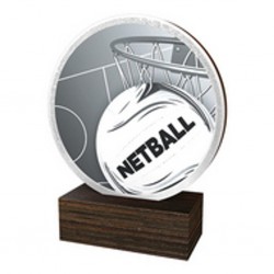 Dřevěná plaketa TFRW567 | Netball