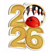 Akrylátová medaile MDA2026M08 | Bowling