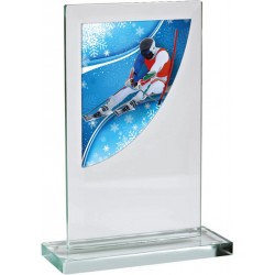 Skleněná trofej CRS3061M17 | Sjezdové lyžování