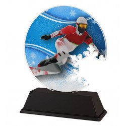 Akrylátová trofej CBCUS002M4 | Snowboard