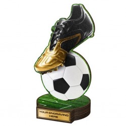 Dřevěná plaketa RW001 | Fotbal