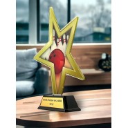 Akrylátová trofej STAR002M3 | Bowling