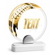 Skleněná trofej CR242075M06 | Americký fotbal