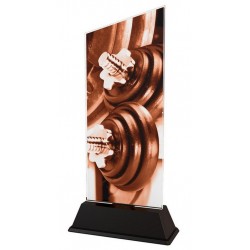 Akrylátová trofej CAS0179 | Vzpírání