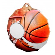 Kovová medaile ekoMDM03M02 | Basketball