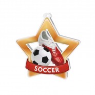 Akrylátová medaile MDASTARM100 | Fotbal