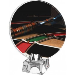 Skleněná trofej CR4043M18 | Šipky