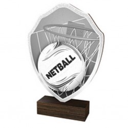 Dřevěná plaketa TFRW128 | Netball