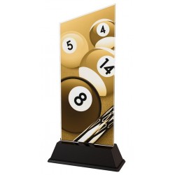 Akrylátová trofej CAS0165 | Billiard
